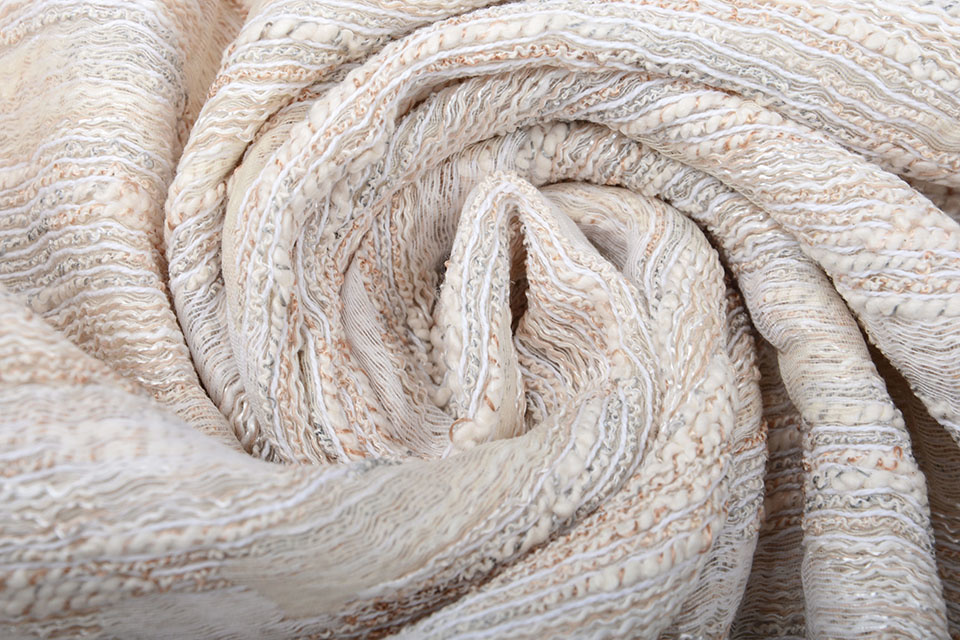 Bouclé - Jacquard Espacio Creme