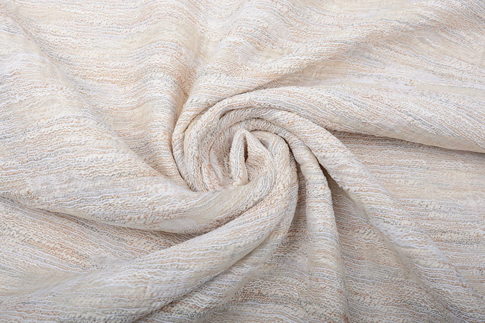 Bouclé - Jacquard Espacio Creme