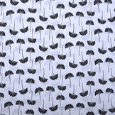 100% Digitaal Katoen Amarin Wit Zwart