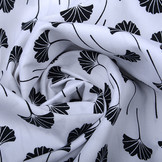 100% Digital Cotton Amarin White Black
