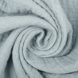 Double Gauze Fabric Blue Grey
