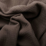 Double Gauze Fabric Brown