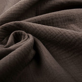 Double Gauze Fabric Brown