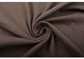 Double Gauze Fabric Brown