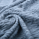 Jacquard Kant Jeans Blauw