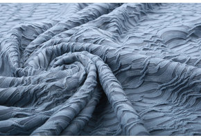 Jacquard Lace Jeans Blue