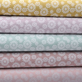 100% Gewassen Katoen Bulatan Mandala Oud Roze