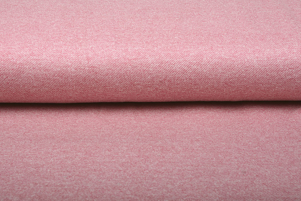 French Terry Sweatshirt Stof Oud Roze Melange
