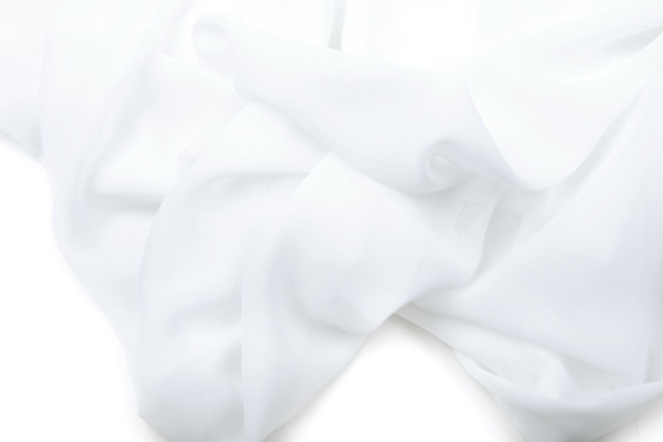 100% Voile Off White