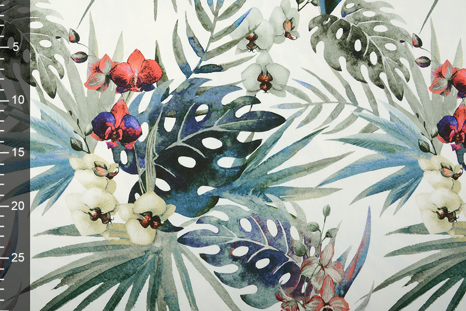 Digital Stretch Cotton Jungle