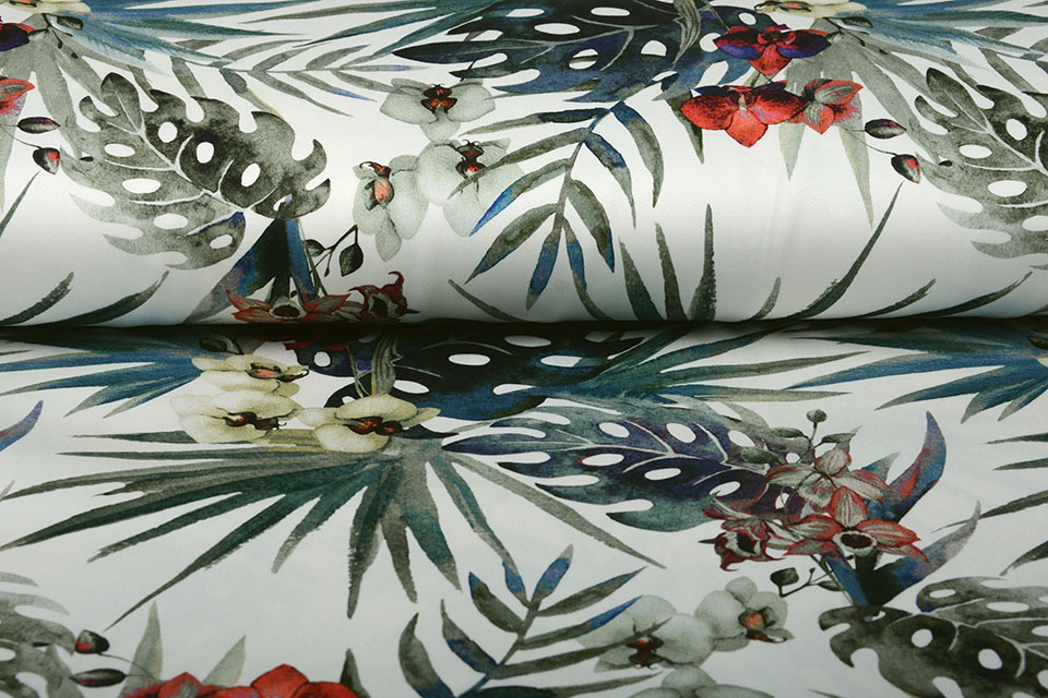 Digital Stretch Cotton Jungle
