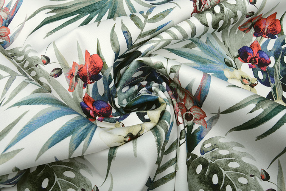 Digital Stretch Cotton Jungle