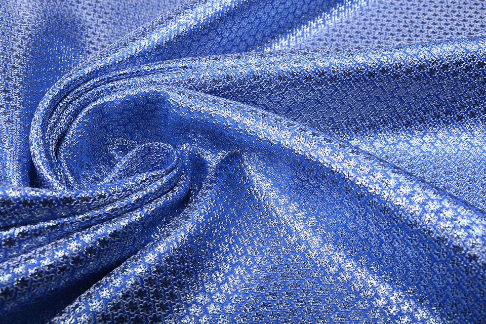 Brocade Little Flowers Blue