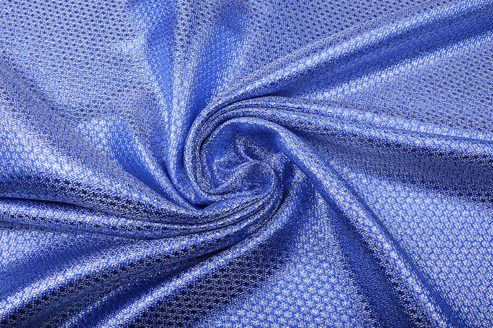 Brocade Little Flowers Blue