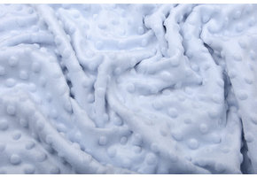 Minky Fleece Grey Baby Blue
