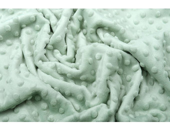 Minky Fleece Licht Oud groen