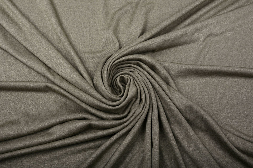 Viscose Jersey Dunkel Taupe