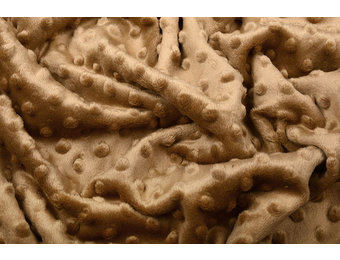 Minky Fleece Mokka Braun