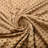 Minky Fleece Mokka Bruin