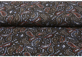 100% Digital Cotton Drops Brown