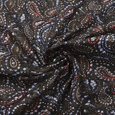 100% Digitaal Katoen Druppels Bruin