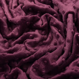 Minky Fleece Aubergine