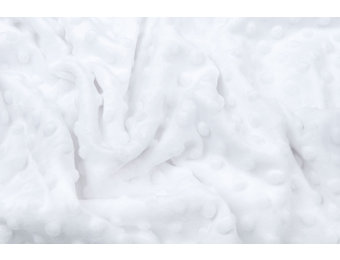 Minky Fleece White