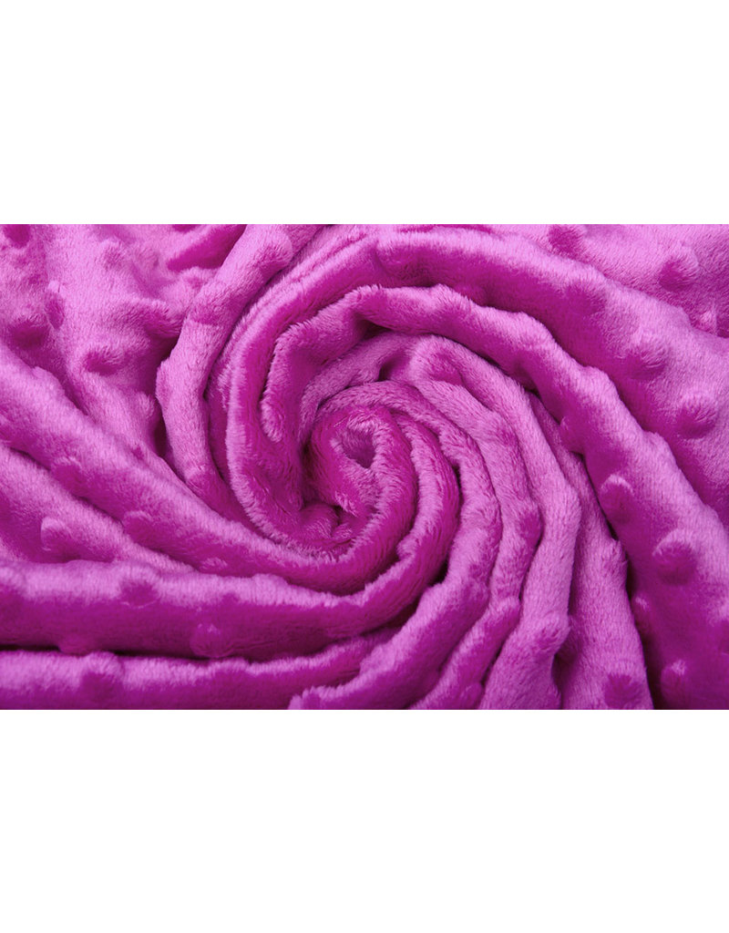 Minky Fleece Fuchsia YES Fabrics