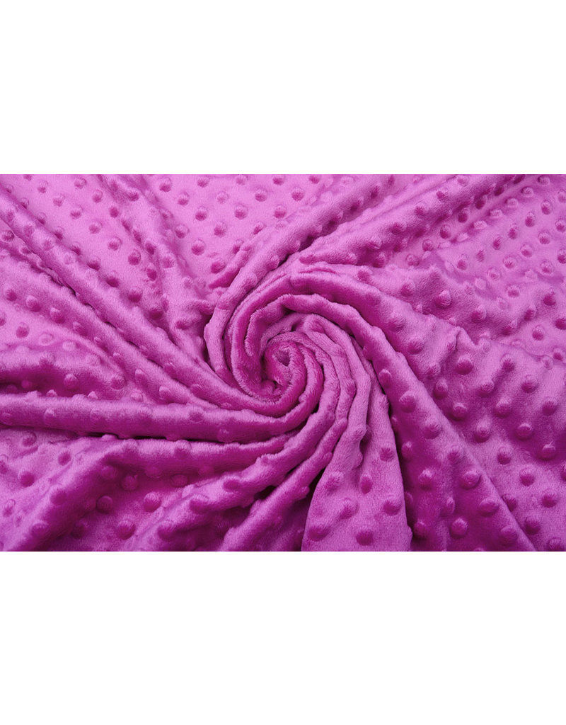 Minky Fleece Fuchsia YES Fabrics