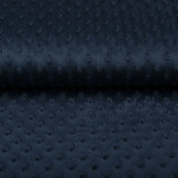 Minky-Fleece Marineblau