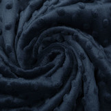 Minky-Fleece Marineblau