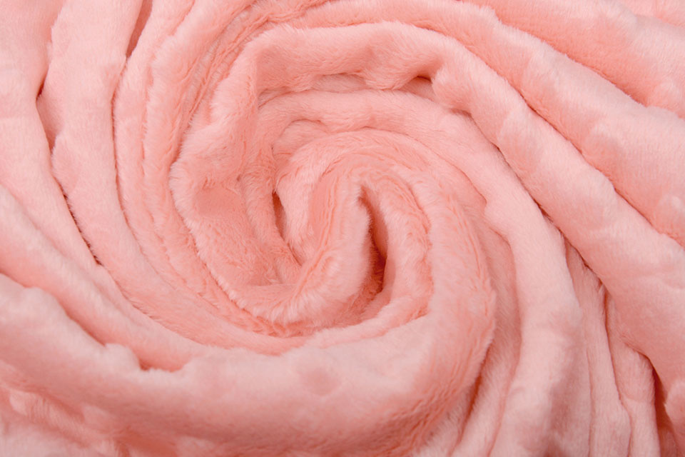 Minky Fleece Koralle