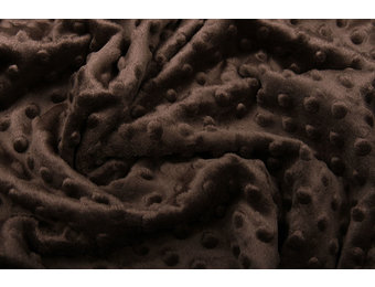 Minky Fleece Dark Brown
