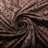 Minky Fleece Dunkel Braun