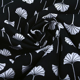 100% Digital Cotton Amarin Black White