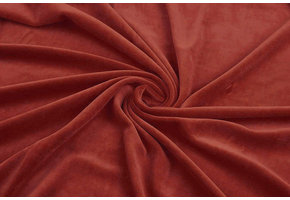 Nicky Velours Rood Brique