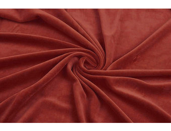 Nicki Samt Rot Brique