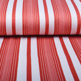 Viscose Jersey Zomer Strepen Rood