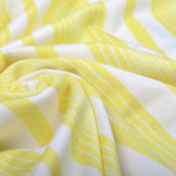 Viscose Jersey Zomer Strepen Geel