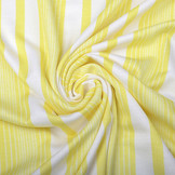 Viscose Jersey Summer Stripes Yellow