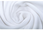 100% Cotton Flannel White