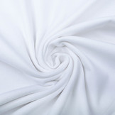 100% Cotton Flannel White