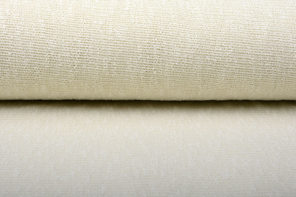 Gebreid Gaasdoek Jersey Creme