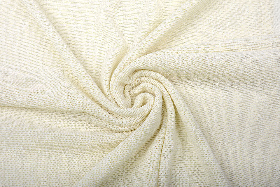 Gebreid Gaasdoek Jersey Creme