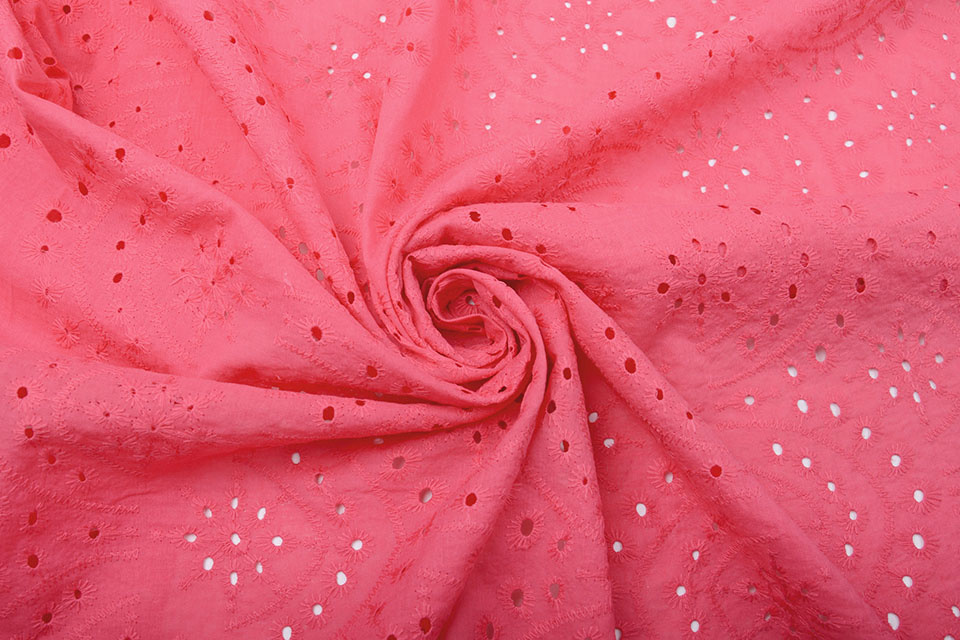 Broderie Katoen Bonita Fuchsia