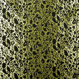 Brocade Kaupapa Gold Schwarz