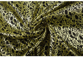 Brocade Kaupapa Gold Schwarz