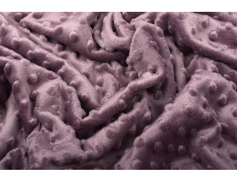 Minky Fleece Hell Aubergine Mauve