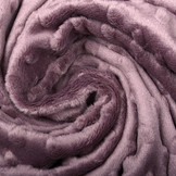 Minky Fleece Hell Aubergine Mauve