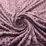 Minky Fleece Licht Aubergine Mauve